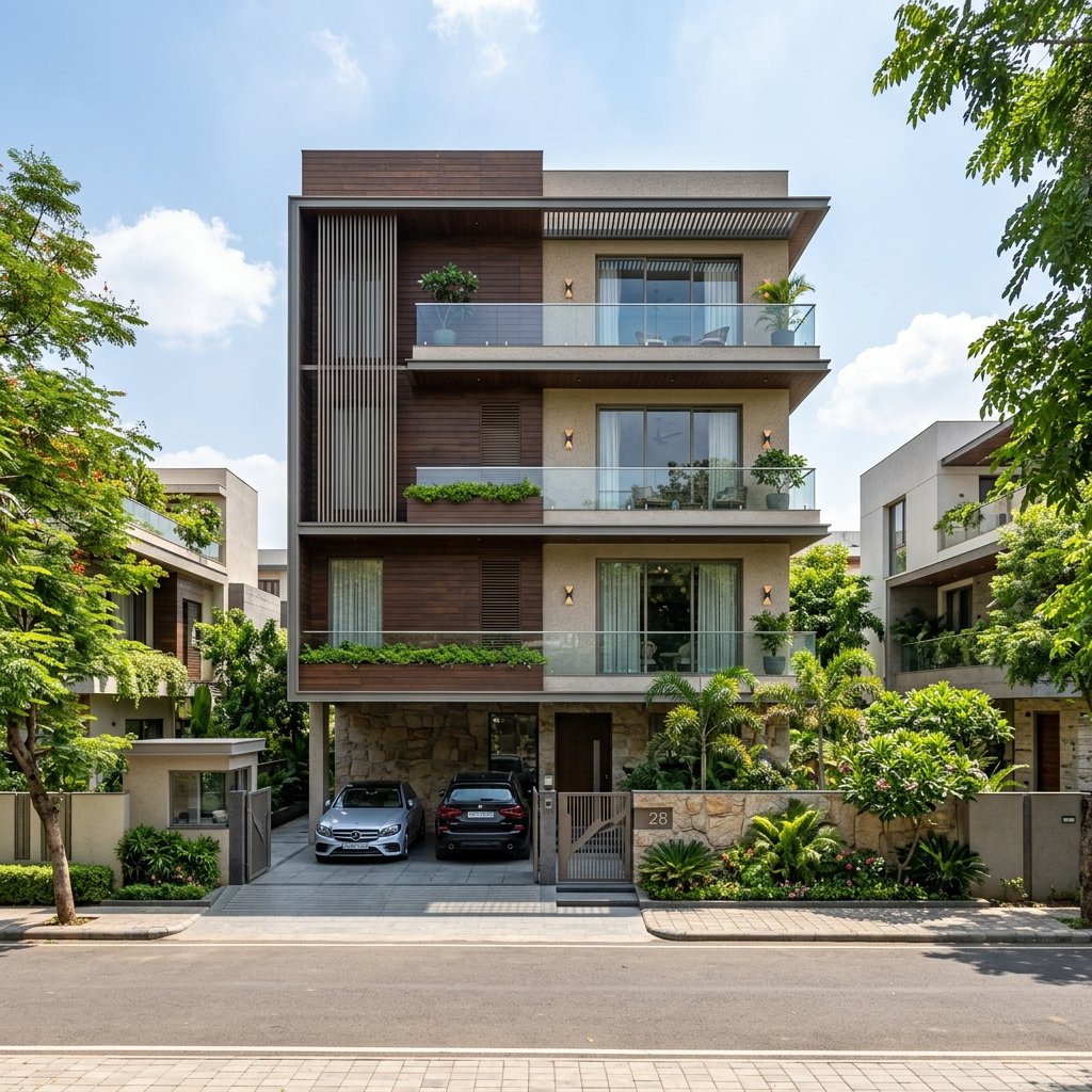 Spacious 4 BHK Builder Floor in Navrangpura